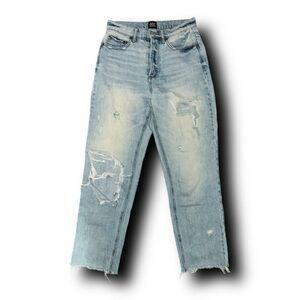BDG Urban Outfitters High Rise Relaxed Straight Distressed Jeans
